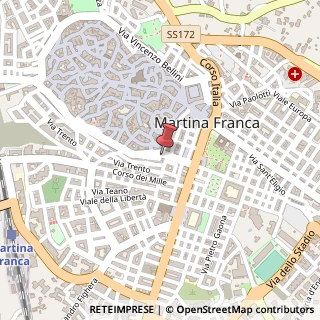 Mappa Via Paisiello, 2, 74015 Martina Franca, Taranto (Puglia)