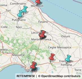 Mappa Via Umberto Giordano, 74015 Martina Franca TA, Italia (18.93571)
