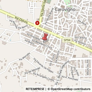 Mappa Via Marcello, 15, 72012 Carovigno, Brindisi (Puglia)