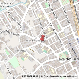 Mappa Via Gaetano Filangieri, 16, 84013 Cava de' Tirreni, Salerno (Campania)