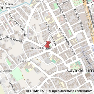 Mappa Via Antonio Gramsci, 3, 84013 Cava de' Tirreni, Salerno (Campania)