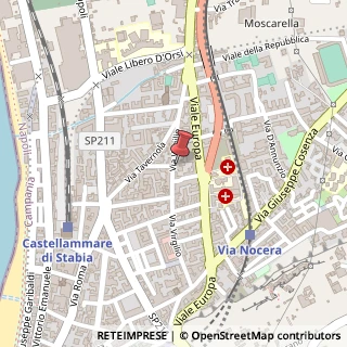 Mappa Via Virgilio, 96, 80053 Castellammare di Stabia, Napoli (Campania)