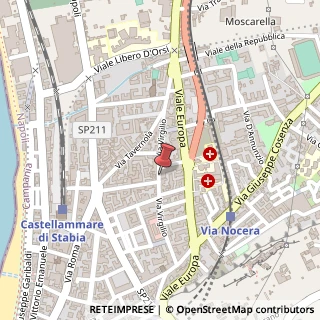 Mappa Via Virgilio, 76, 80053 Castellammare di Stabia, Napoli (Campania)