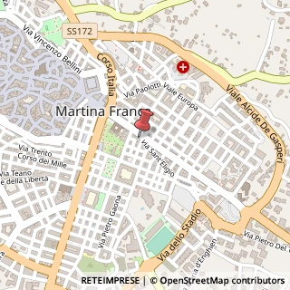 Mappa Corso Messapia, 38, 74015 Martina Franca, Taranto (Puglia)