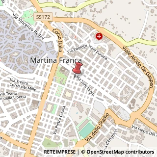 Mappa Via Vito Bascio, 21, 74015 Martina Franca, Taranto (Puglia)