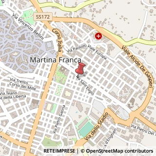 Mappa Via Sant' Eligio, 10, 74015 Martina Franca, Taranto (Puglia)