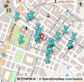 Mappa Via Vito Bascio, 74015 Martina Franca TA, Italia (0.1125)