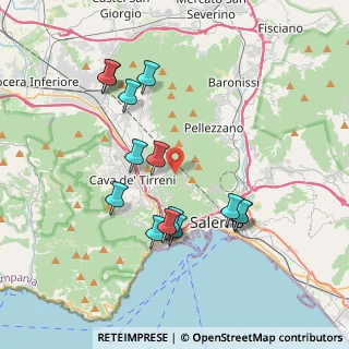 Mappa Via Michele di Florio, 84013 Cava de' Tirreni SA, Italia (3.99143)
