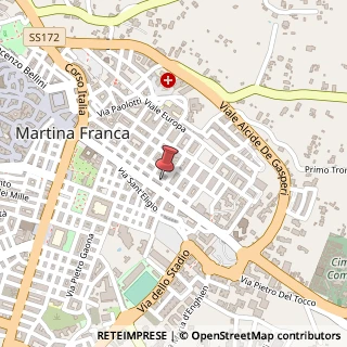 Mappa Via Lelio Fanelli, 83/85, 74015 Martina Franca, Taranto (Puglia)