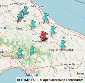 Mappa Via Serranuda, 74015 Martina Franca TA, Italia (13.69929)