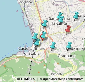 Mappa Via Vittoria Aganoor, 80053 Castellammare di Stabia NA, Italia (1.72364)