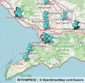 Mappa Via Vittoria Aganoor, 80053 Castellammare di Stabia NA, Italia (9.4825)