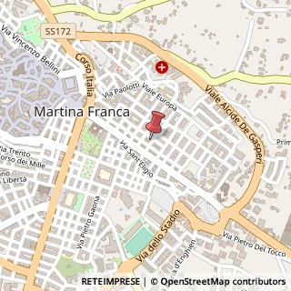 Mappa Via Berardo Leone, 38, 74015 Martina Franca TA, Italia, 74015 Martina Franca, Taranto (Puglia)