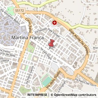 Mappa Via fanelli lelio 73, 74015 Martina Franca, Taranto (Puglia)