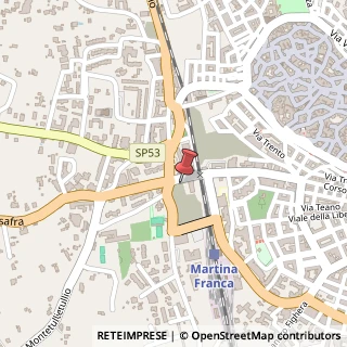 Mappa Via Massafra, n 1, 74015 Martina Franca, Taranto (Puglia)