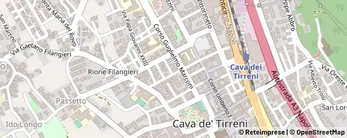 Mappa Cava de' Tirreni