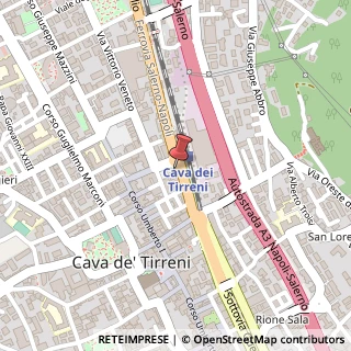 Mappa Piazza De Marinis, 10, 84013 Cava de' Tirreni, Salerno (Campania)