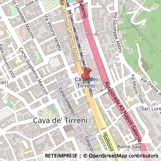 Mappa Corso Principe Amedeo, 17, 84013 Cava de' Tirreni, Salerno (Campania)