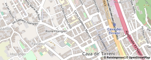 Mappa Cava de' Tirreni