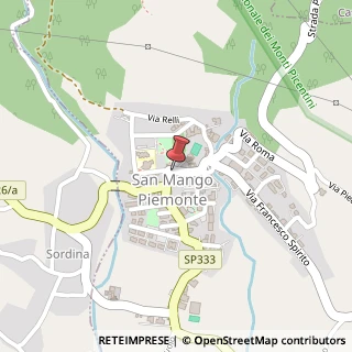Mappa Via F. Spirito, 52, 84090 San Mango Piemonte, Salerno (Campania)