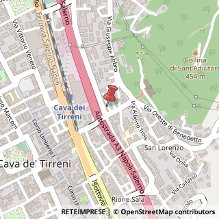 Mappa Via Pasquale Atenolfi, 33, 84013 Cava de' Tirreni, Salerno (Campania)