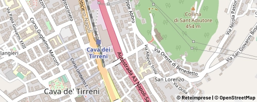 Mappa Cava de' Tirreni