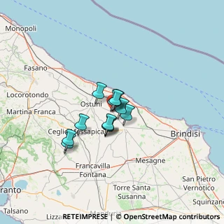 Mappa SS 16 Adriatica, 72012 Carovigno BR (8.08833)