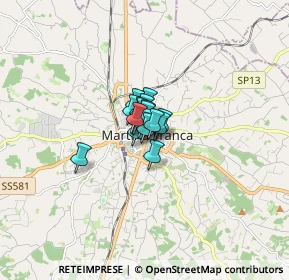 Mappa Via Giovanni Lanucara, 74015 Martina Franca TA, Italia (0.50158)
