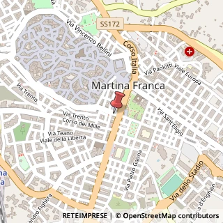 Mappa Via Paisiello, 56, 74015 Martina Franca, Taranto (Puglia)