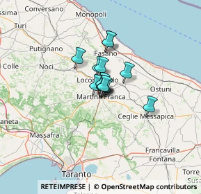 Mappa Via IV Novembre, 74015 Martina Franca TA, Italia (6.56231)