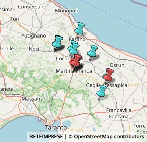 Mappa Via Paisiello, 74015 Martina Franca TA, Italia (8.31474)