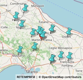 Mappa Via Paisiello, 74015 Martina Franca TA, Italia (15.67438)