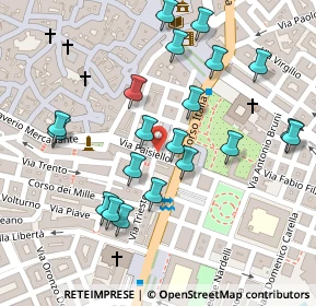 Mappa Via Paisiello, 74015 Martina Franca TA, Italia (0.1335)