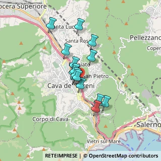 Mappa Via di Benedetto Oreste, 84013 Cava De' Tirreni SA, Italia (1.35933)