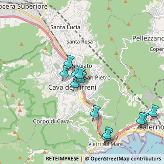 Mappa Via di Benedetto Oreste, 84013 Cava De' Tirreni SA, Italia (2.225)
