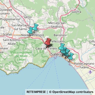 Mappa Via di Benedetto Oreste, 84013 Cava De' Tirreni SA, Italia (5.68455)