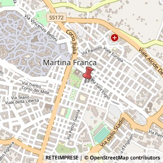 Mappa Via leonida, 74100 Martina Franca, Taranto (Puglia)