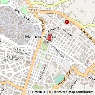 Mappa Via Antonio Bruni, 6, 74015 Martina Franca, Taranto (Puglia)