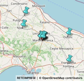 Mappa Via Leopoldo Cicero, 74015 Martina Franca TA, Italia (8.87455)