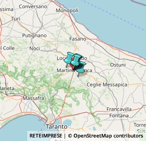 Mappa Via Leopoldo Cicero, 74015 Martina Franca TA, Italia (23.287)
