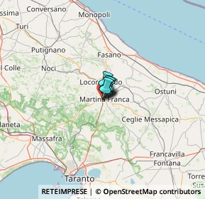 Mappa Via Leopoldo Cicero, 74015 Martina Franca TA, Italia (28.71545)