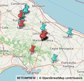 Mappa Via Leopoldo Cicero, 74015 Martina Franca TA, Italia (13.6875)