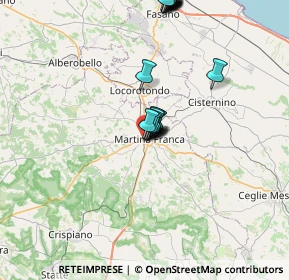 Mappa Via Giovanni Giolitti, 74015 Martina Franca TA, Italia (8.3435)
