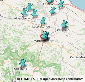 Mappa Via Giovanni Giolitti, 74015 Martina Franca TA, Italia (7.9145)