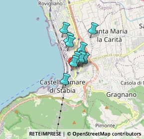 Mappa Via Catello Marano, 80053 Castellammare di Stabia NA, Italia (0.92273)