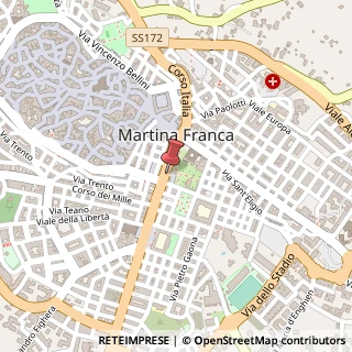 Mappa Corso Italia, 74015 Martina Franca, Taranto (Puglia)