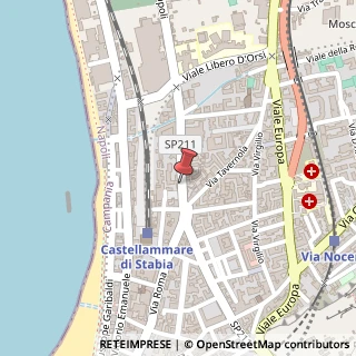 Mappa Via Renato Rajola, 3, 80053 Castellammare di Stabia, Napoli (Campania)