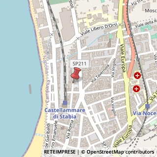 Mappa Strada Rispoli, 116, 80053 Castellammare di Stabia, Napoli (Campania)
