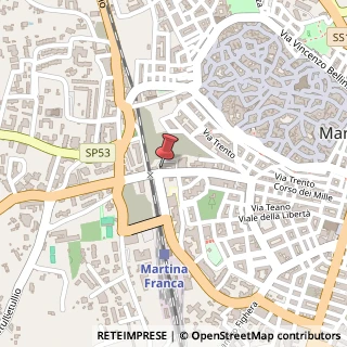 Mappa Corso dei Mille, 184, 74015 Martina Franca, Taranto (Puglia)