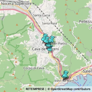 Mappa Viale Giuseppe Garibaldi, 84013 Cava de' Tirreni SA, Italia (1.32636)